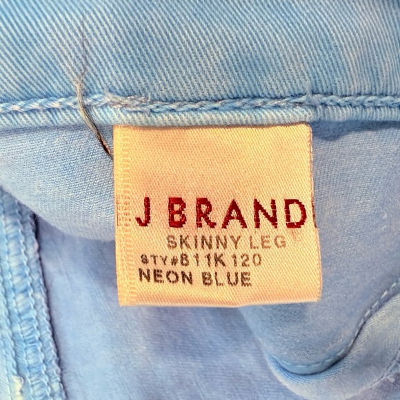 J Brand Light Neon Blue Women's Jeans 🩵 - Picture 8 of 10